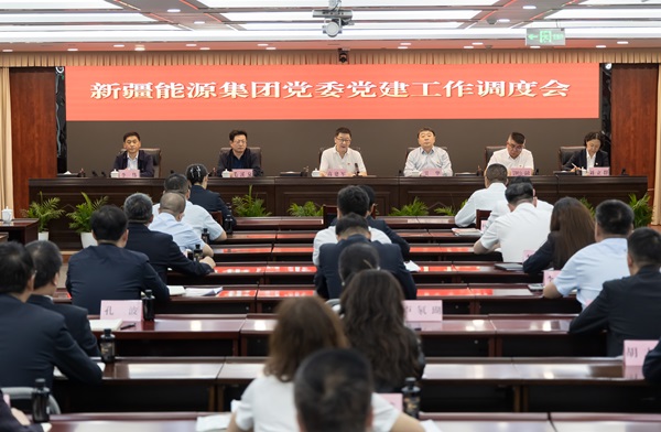 [圖文]新疆能源集團黨委召開第三季度黨建工作調度會